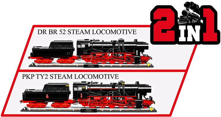 DR BR 52 Steam Locomotive & Railway Semaphore #6287