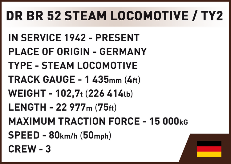 DR BR 52 Steam Locomotive & Railway Semaphore #6287