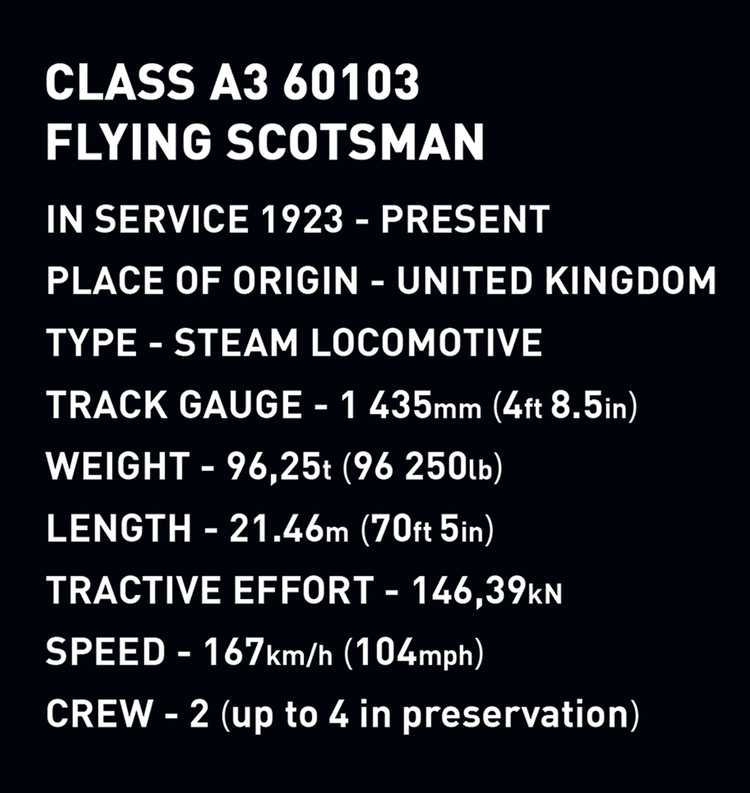 Flying Scotsman - British Steam Locomotive 1:35 #6292