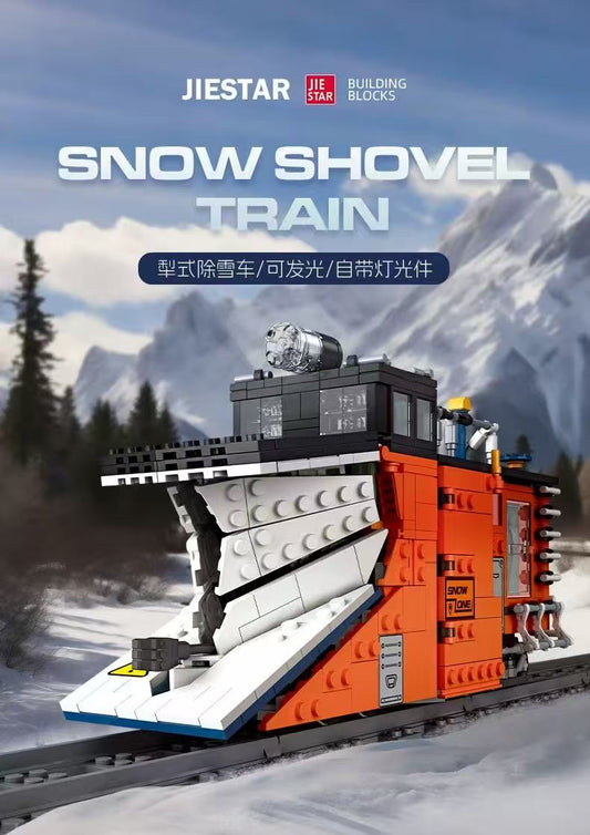 JieStar Train Snow Plow with LED lighting #JS59095