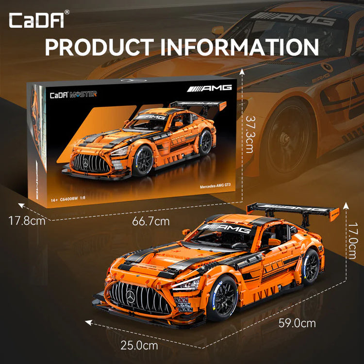 CaDA Master Mercedes-AMG GT3 1:8 C64008 order now for delivery in February