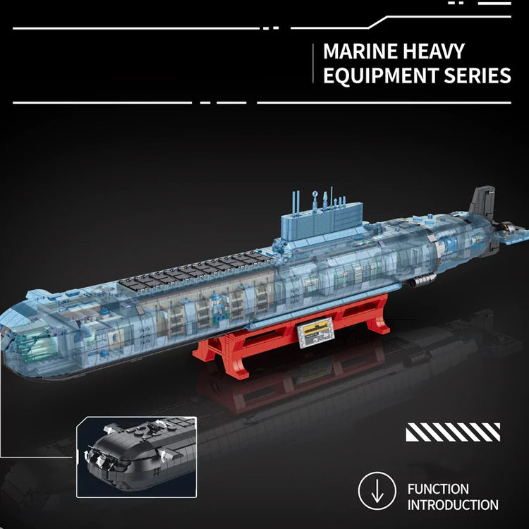 Panlos Typhoon Nuclear ICBM Submarine 1:185 #P628020