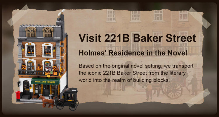 Pantasy Sherlock Holmes Baker Street Apartment #PT85014
