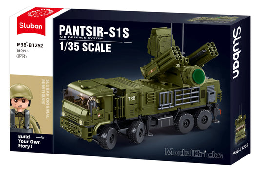 Sluban Pantsir S1S Military Missile Launcher 1:35 B1252