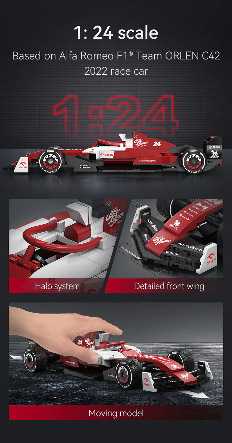 CaDA Alfa Romeo F1 Team ORLEN C42 1:24 C55026