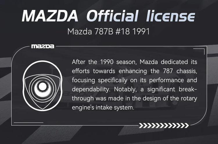 CaDA MAZDA 787B (#18) 1991  1:24 C55029