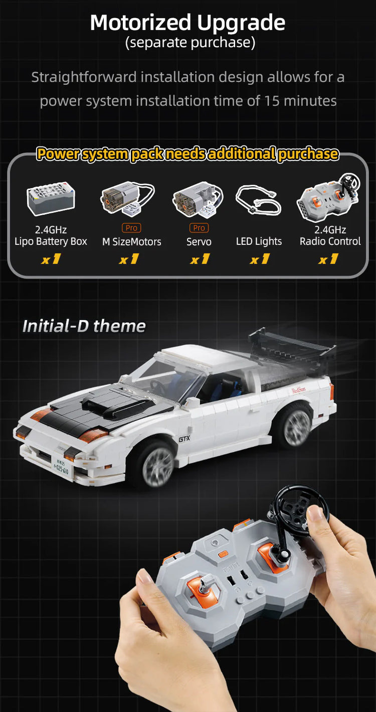 CaDA Initial D Mazda RX-7 FC3S with RC option 1:12 C61022