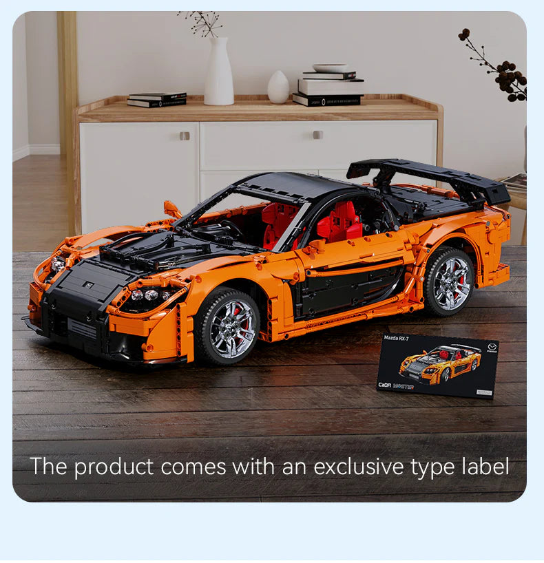 CaDA Mazda RX-7 with RC 1:8 #C61502 Free Shipping – Brick Army Canada CaDA Mazda RX-7 with RC 1:8 #C61502 Free Shipping – Brick Army Canada