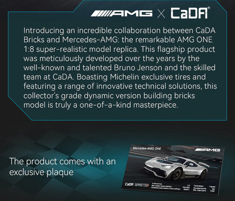 CaDA Mercedes-AMG ONE with Remote Control 1:8 C61503