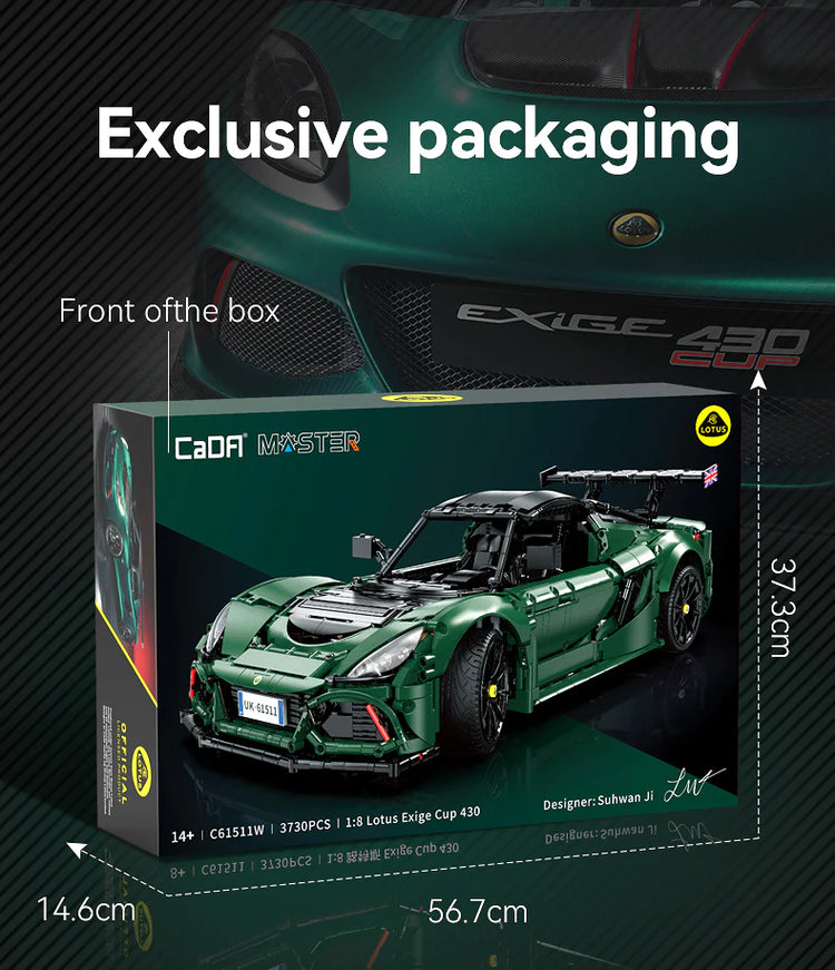 CaDA  Lotus Exige Cup 430 1:8 Technic C61511 more arriving in April