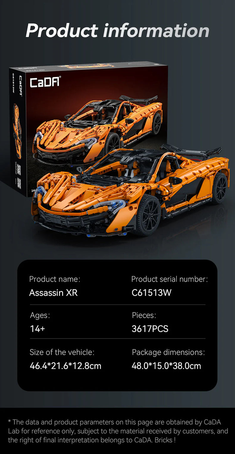 CaDA Assassin XR 1:10 McLaren P1 C61513