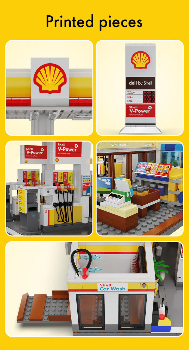 CaDA Shell Retail Station with LED lighting C66026