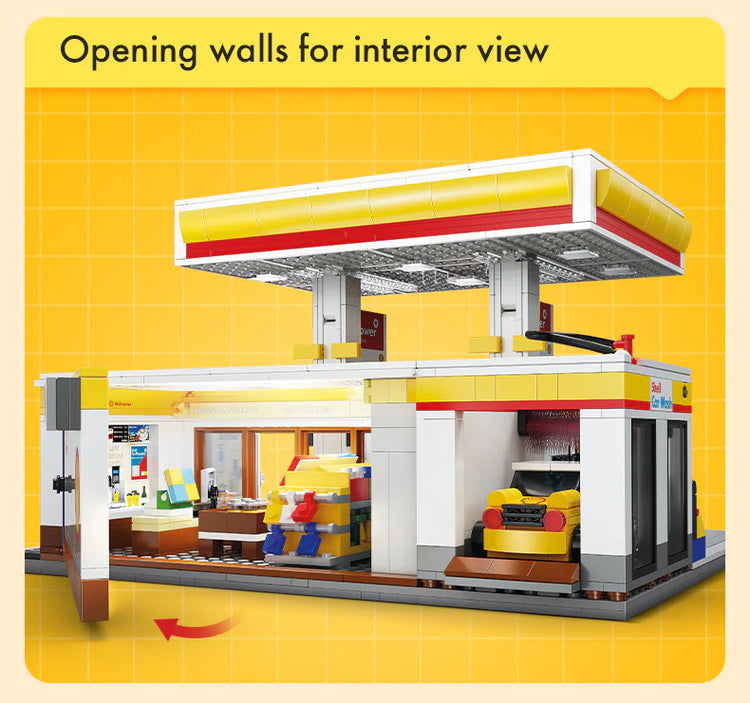 CaDA Shell Retail Station with LED lighting C66026