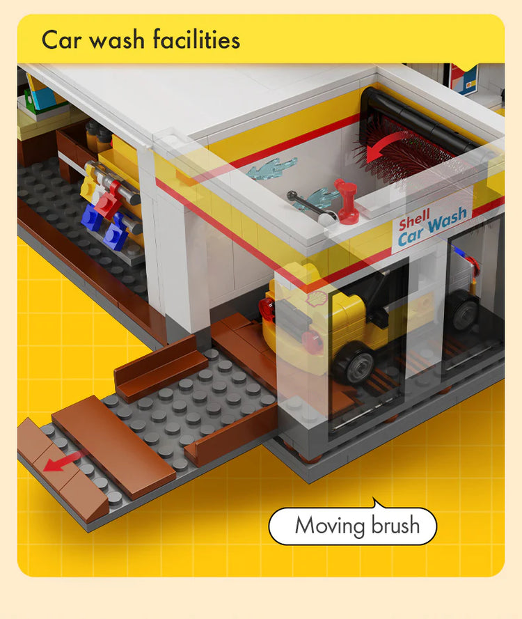 CaDA Shell Retail Station with LED lighting C66026