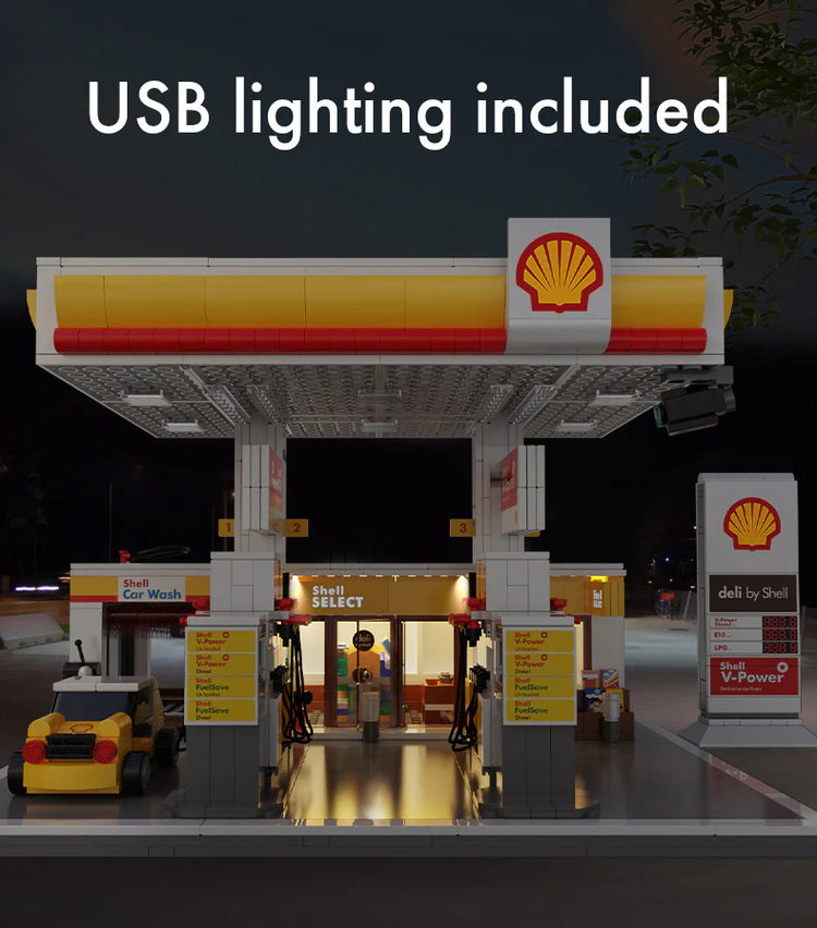 CaDA Shell Retail Station with LED lighting C66026