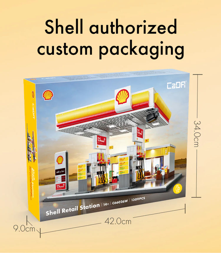 CaDA Shell Retail Station with LED lighting C66026