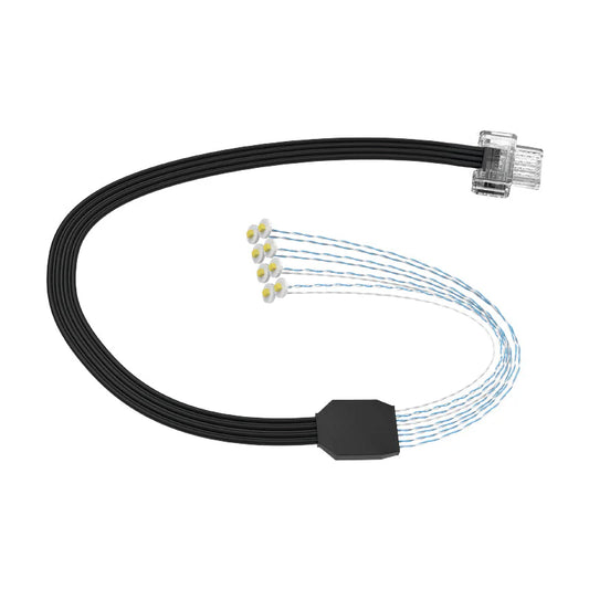 1 with 8 lamp groups led lights with transparent plug JV3082