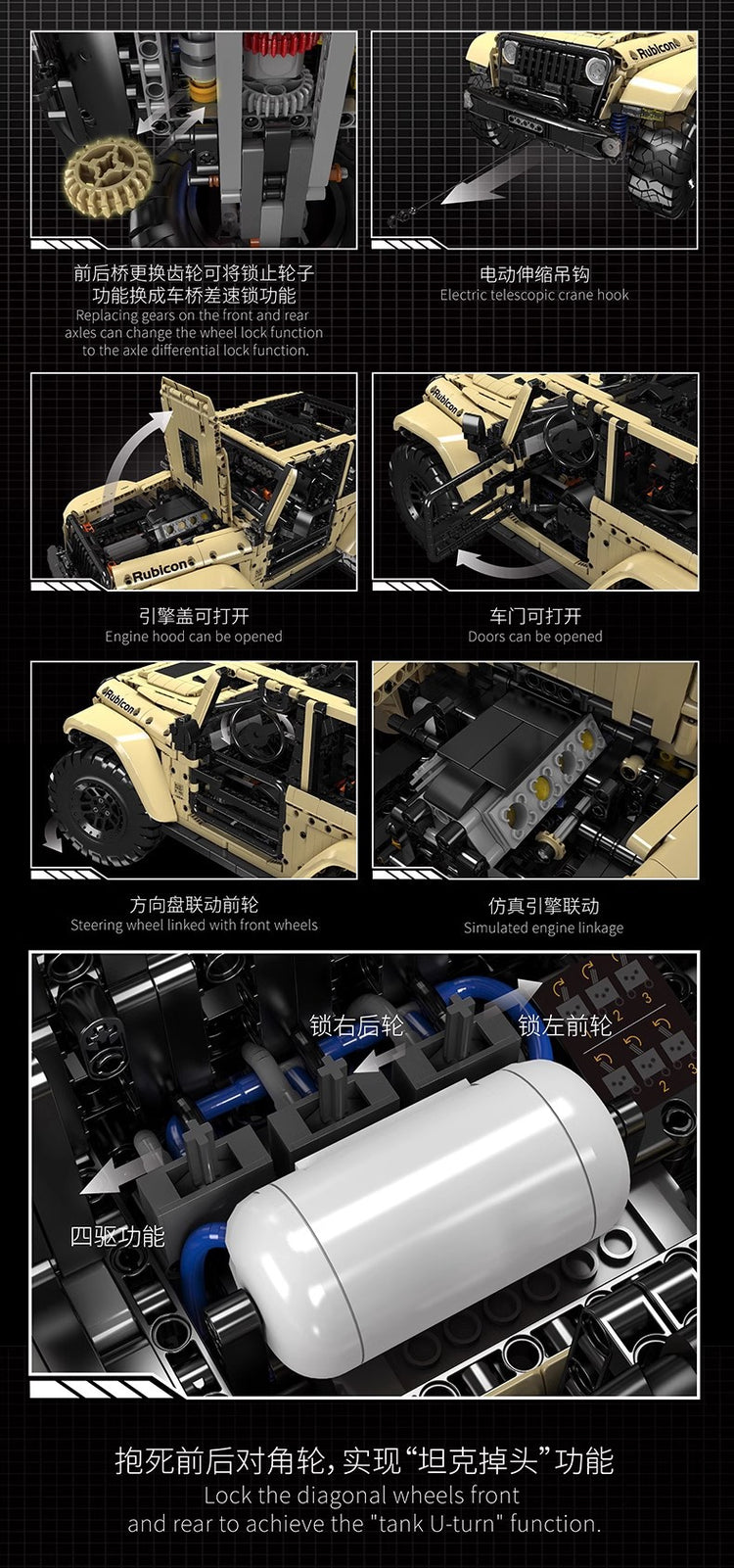 Mould King Wrangler with RC 1:6 MK13184