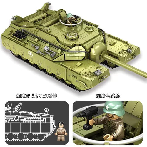 Panlos T-28 Super Heavy Tank US Army 1:24 P628010