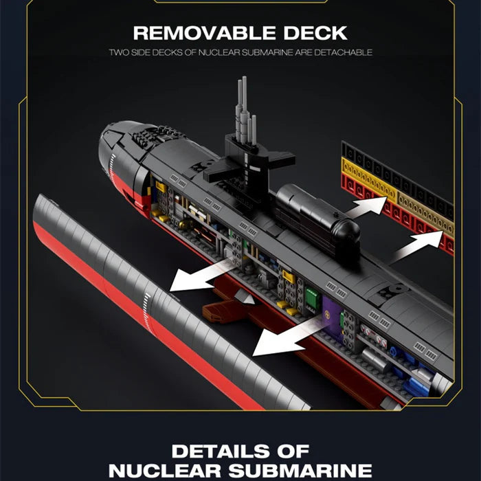 Reobrix Los Angeles class Attack submarine 1:125 #R33049