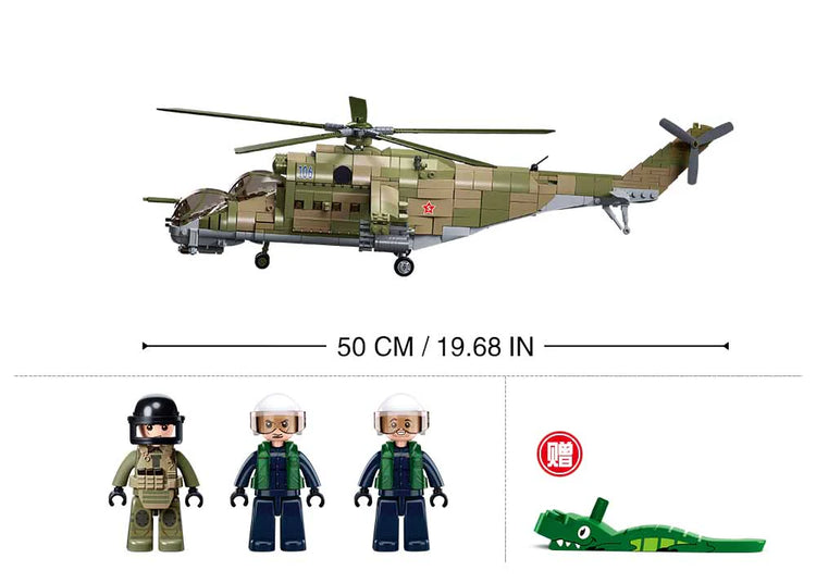Sluban Russian Hind MI-24S Attack Helicopter B1137