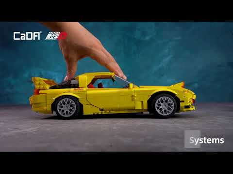 CaDA Initial D 1:12 Mazda RX-7 FD3S with RC option C61023