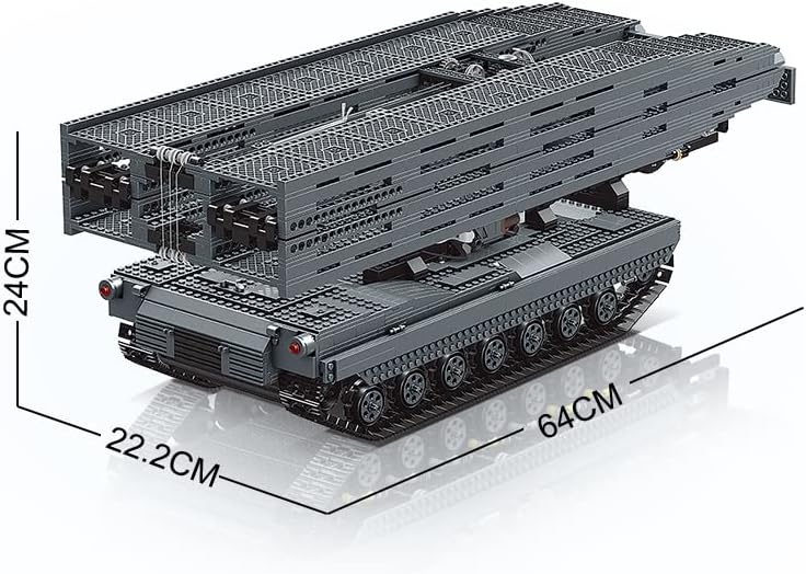 Mould King M1074 Abrams Tank Bridge Layer with Remote Control MK20002