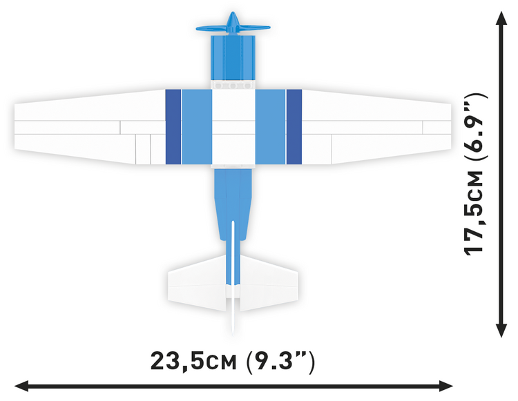 Cessna 172 Skyhawk-White-Blue #26622