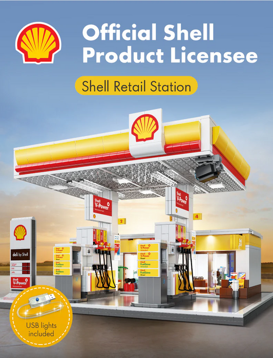 CaDA Shell Retail Station with LED lighting C66026