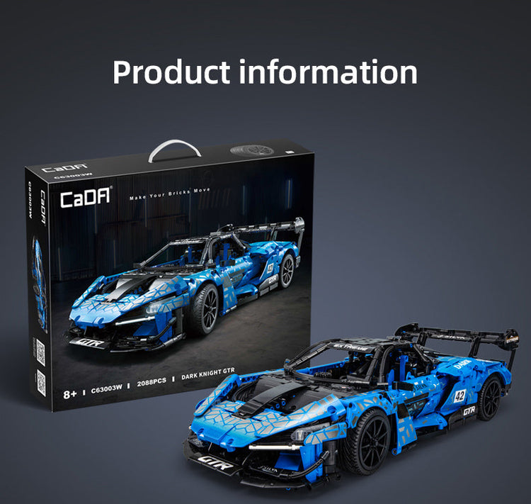 CaDA McLaren Senna Dark Knight GTR with RC option 1:10 C63003