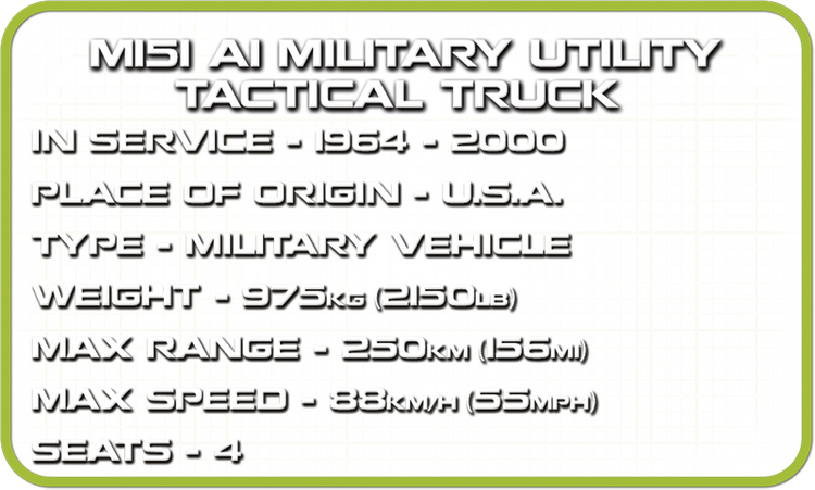 M151 A1 Military Utility Truck Utility #2230 discontinued