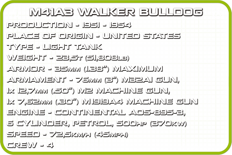 M41A3 Walker Bulldog #2239