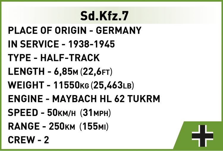 Sd.Kfz. 7/1 – 2cm Flakvierling 38 - Executive Edition #2274