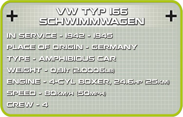 VW Typ 166 Schwimmwagen #2403