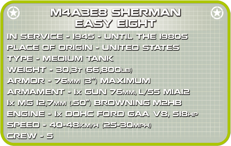 M4A3E8 Sherman Easy Eight #2533