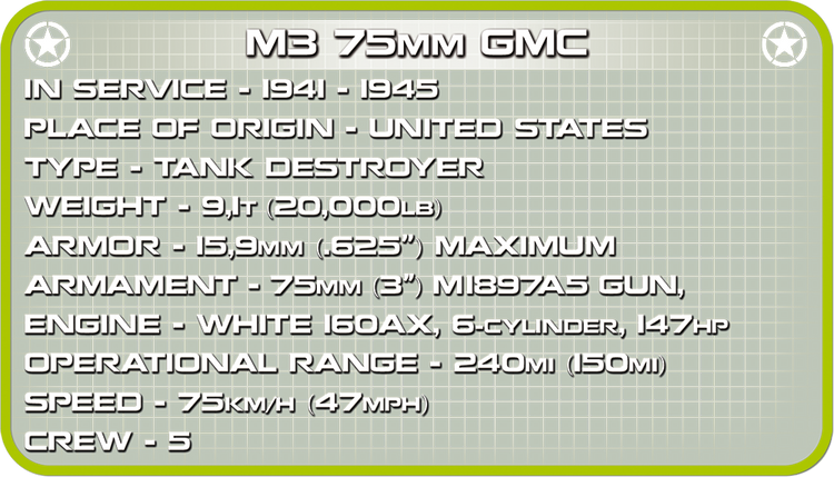 M3 Gun Motor Carriage GMC #2535 discontinued
