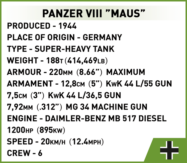Maus Panzer VIII #2559
