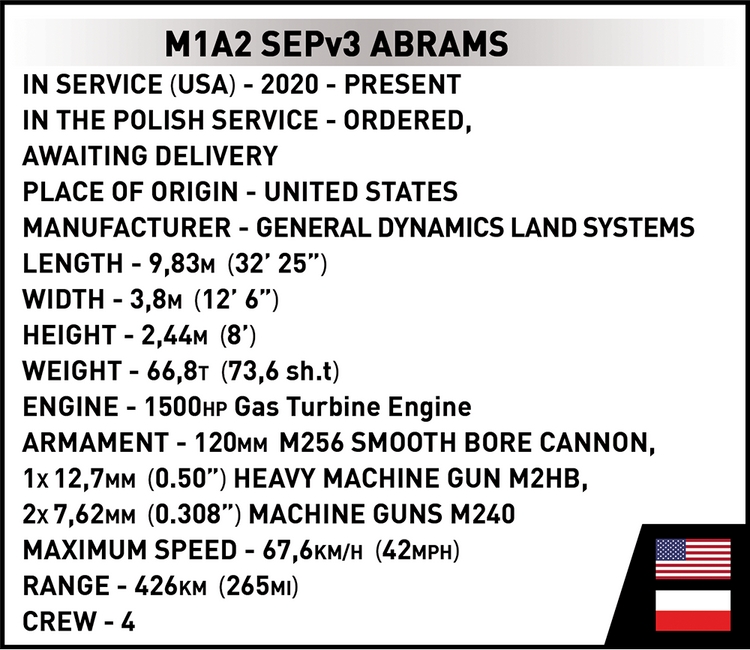M1A2 SEPv3 Abrams Poland #2623