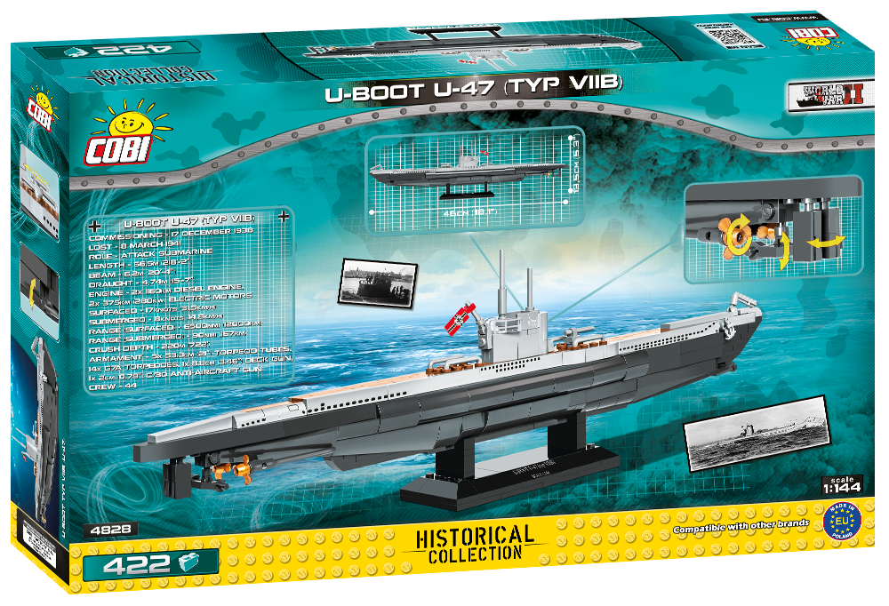 COBI 4847 U-BOOT U-96 (Type VIIC)