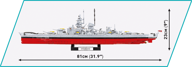 Battleship Gneisenau #4835