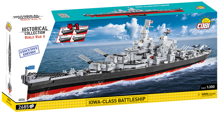 Iowa Class Battleships (4in1) Executive Edition #4836