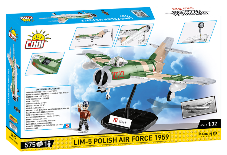 Lim-5 Polish Air Force 1959 #5824 discontinued