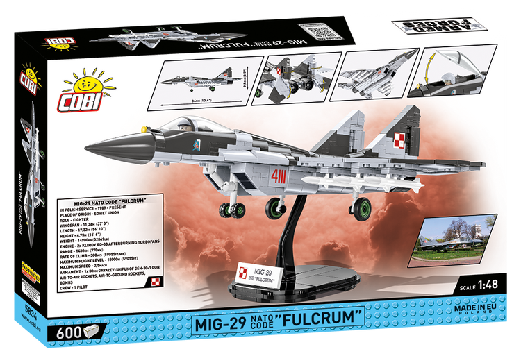 MiG-29 NATO Code "Fulcrum" Poland #5834 discontinued