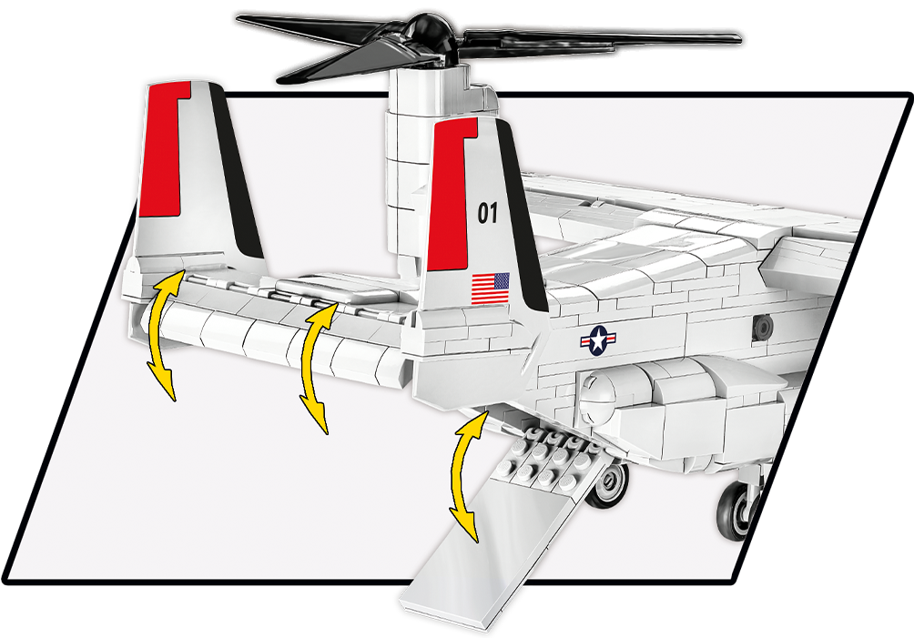 Bell-Boeing V-22 Osprey First Flight Edition 1:48 #5835 – Brick Bell-Boeing V-22 Osprey First Flight Edition 1:48 #5835 – Brick