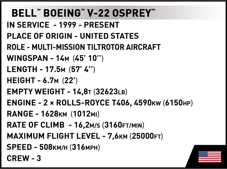 Bell-Boeing V-22 Osprey First Flight Edition #5835