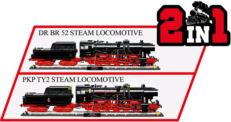 DR BR 52 Steam Locomotive 2in1 - Executive Edition #6280