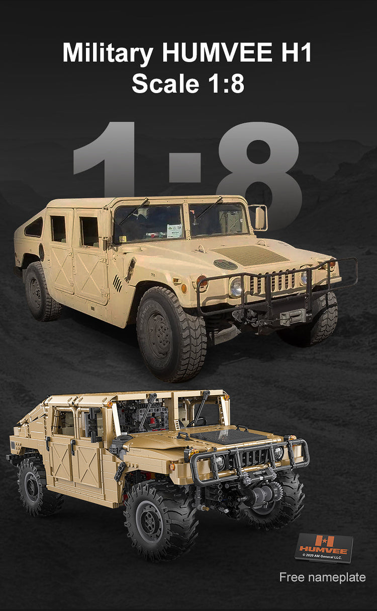 CaDA HUMVEE with RC option 1:8 C61036