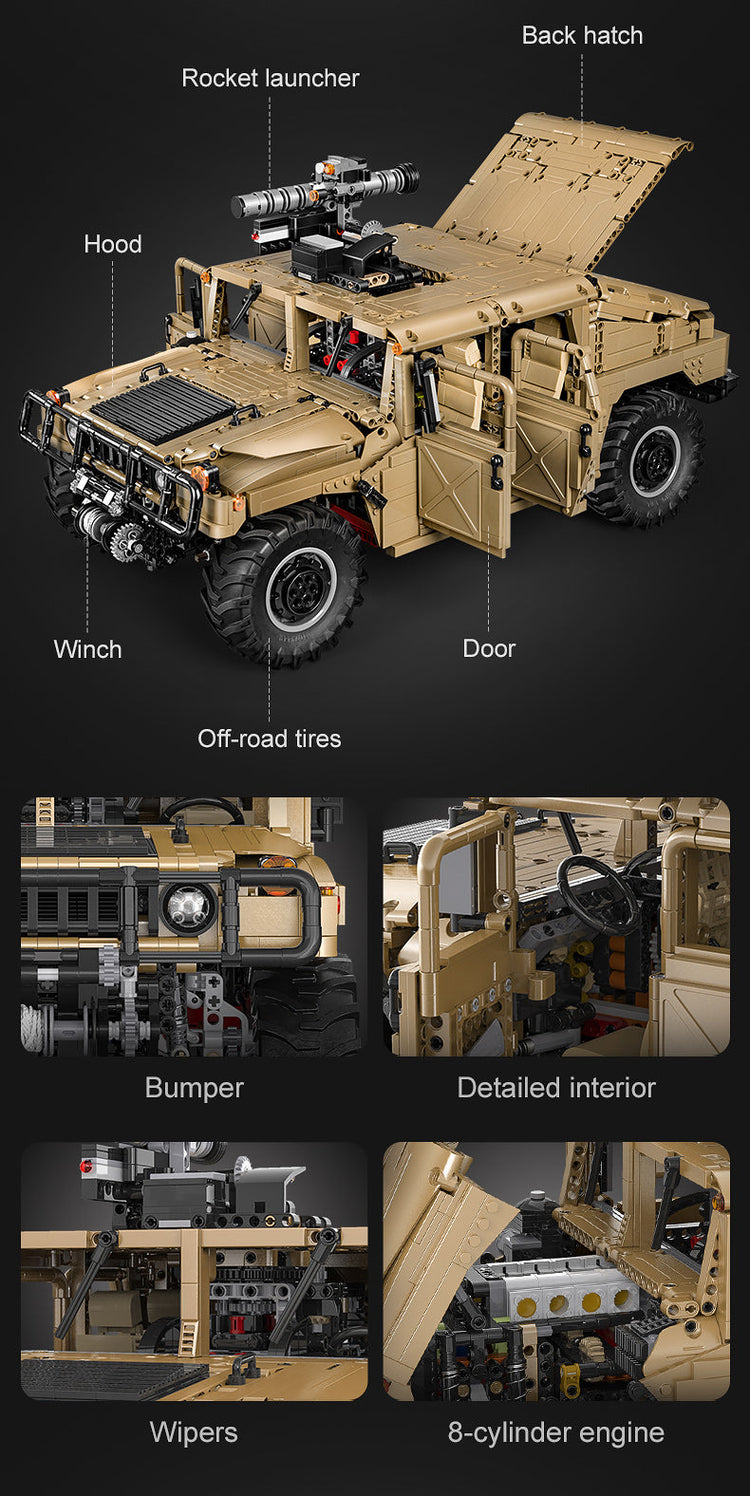 CaDA HUMVEE with RC option 1:8 C61036