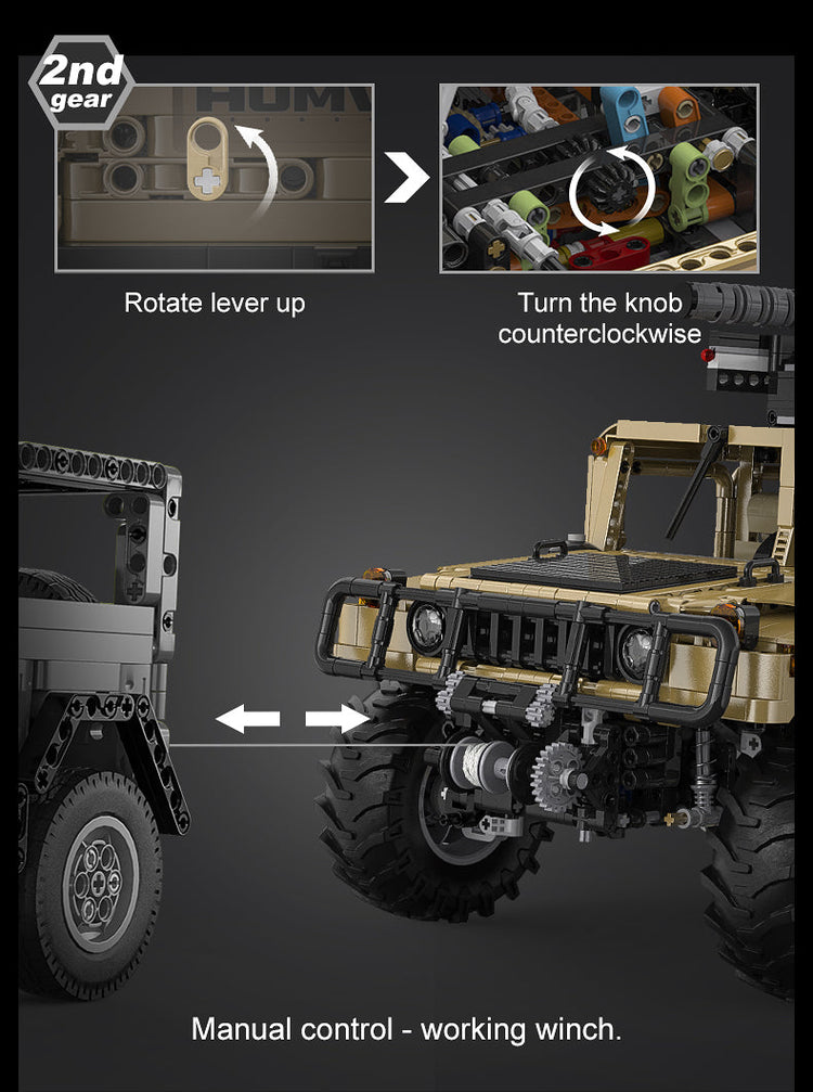 CaDA HUMVEE with RC option 1:8 C61036