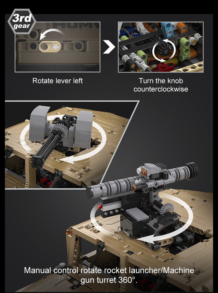 CaDA HUMVEE with RC option 1:8 C61036